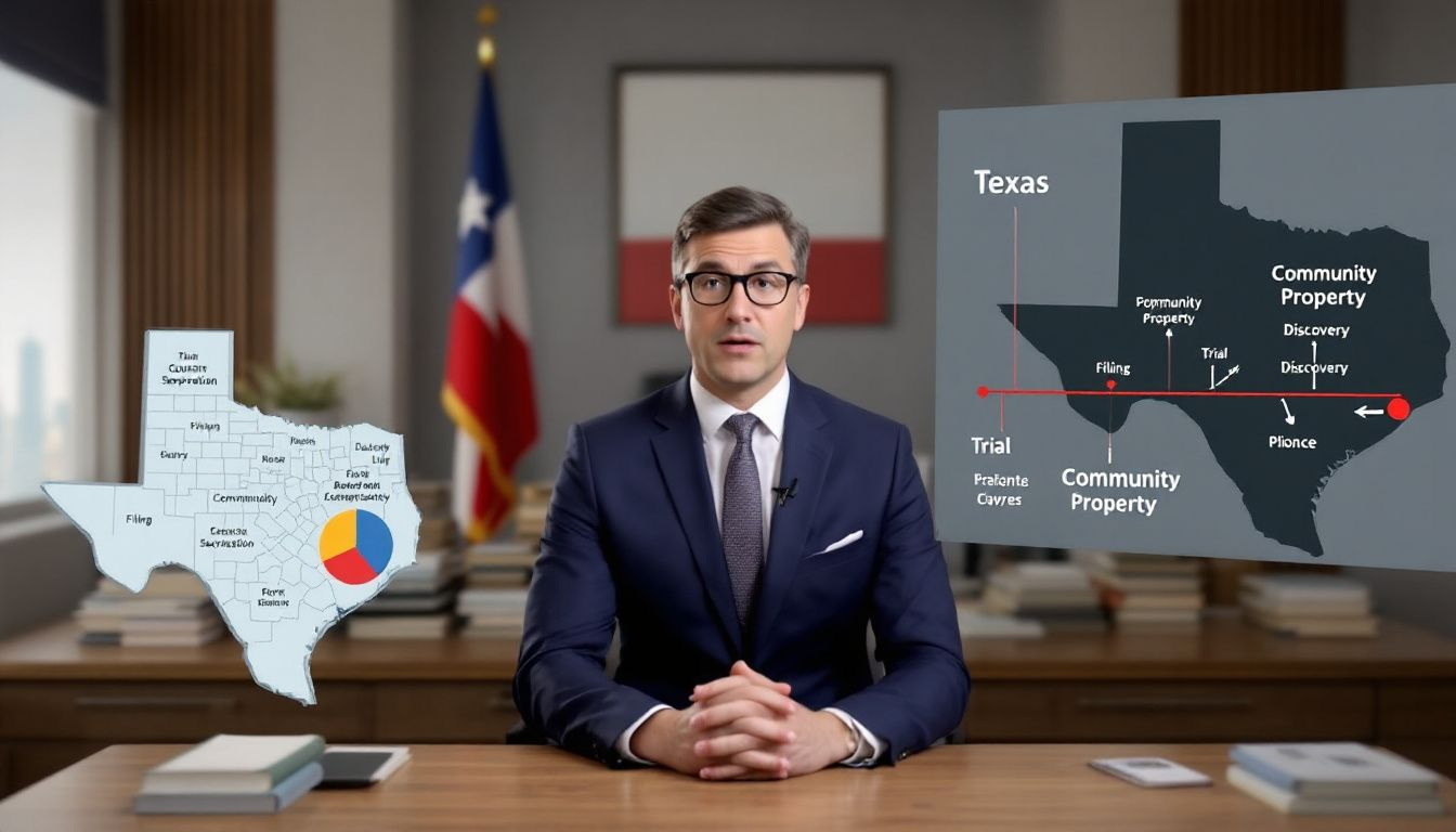 An overview of special considerations in Texas divorces, including family law aspects.
