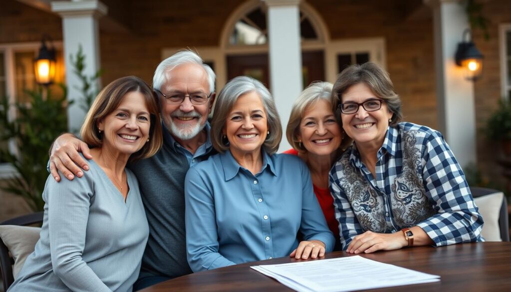 Texas family celebrating protected home from medicaid estate recovery