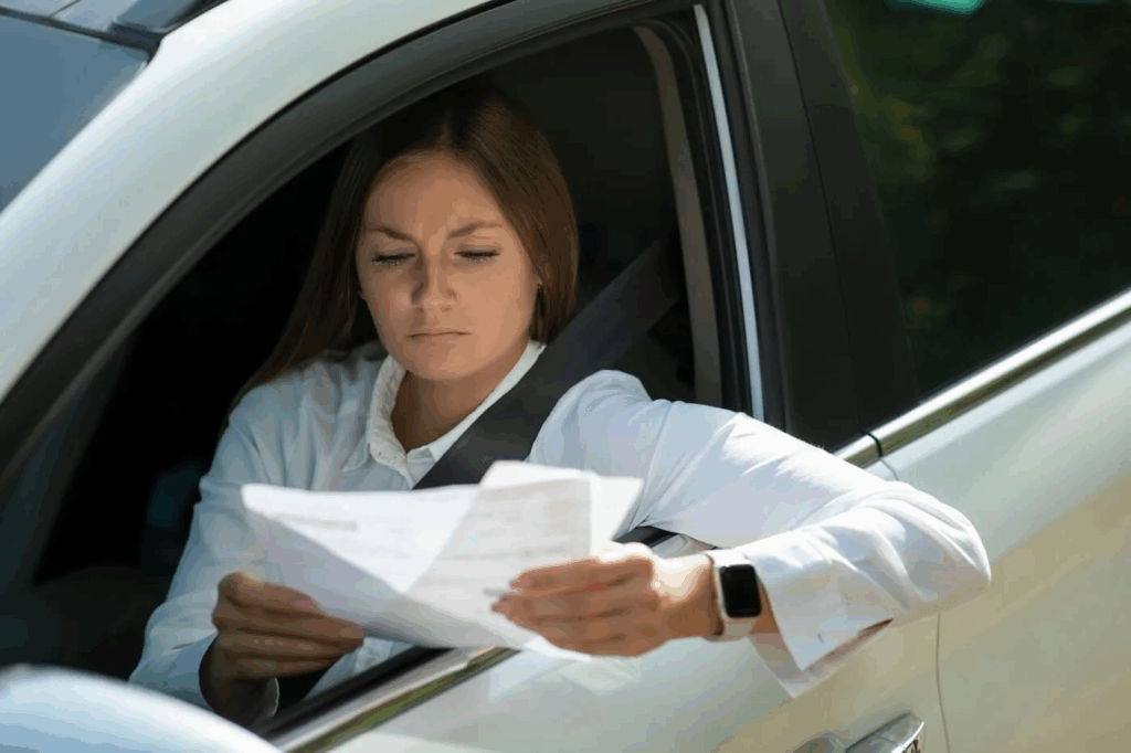 woman reading doc - Voluntary Repossession in Texas