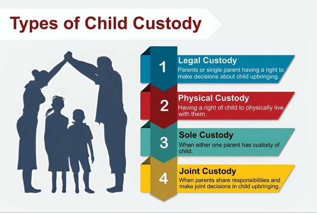 Types of child custody.