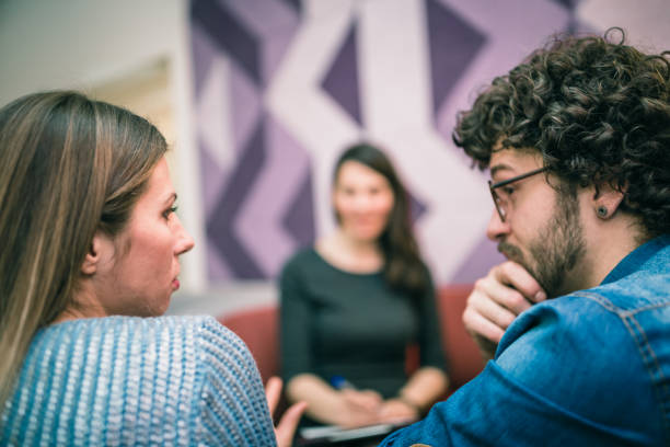 In this photo, we see the emotional toll that divorce can take on couples. Divorce rates are highest among couples who have been married for less than 10 years, with the average length of a marriage ending in divorce being just 8 years