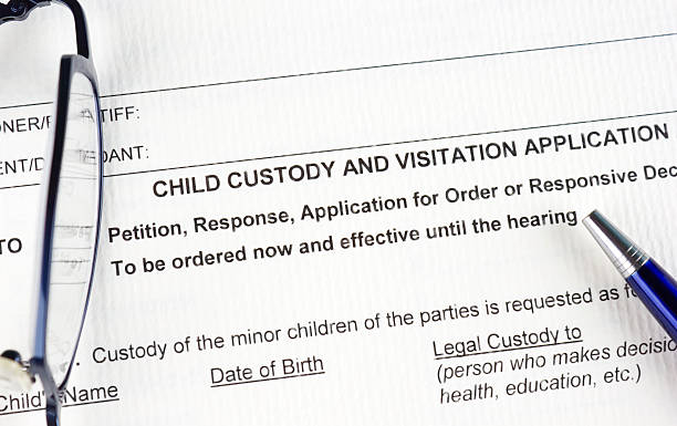 child custody application documents;