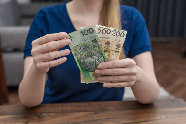 Minimum wage and salary in Poland concept