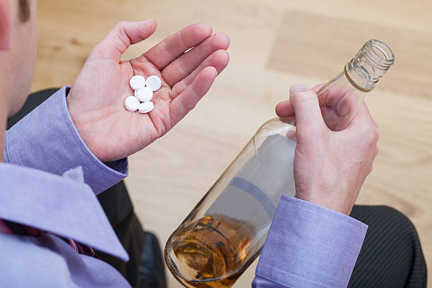 Drunk man wearing suite taking a drugs and drinking an alcohol, Can the court order drug testing or evaluations in a child custody case