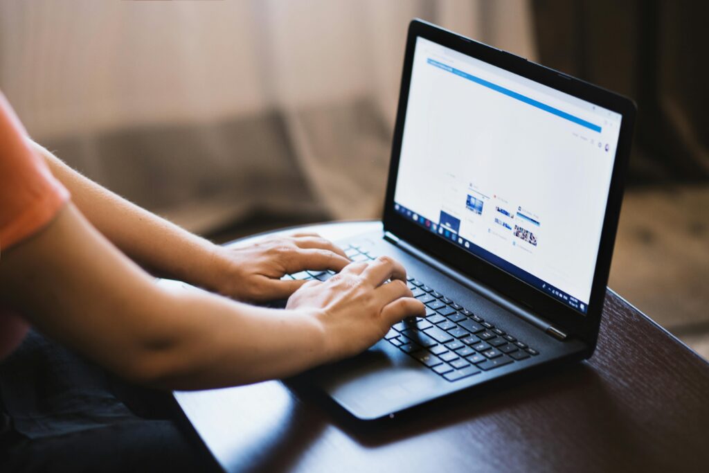 Man searching online for Examples of How Social Media Can Harm a Custody Case