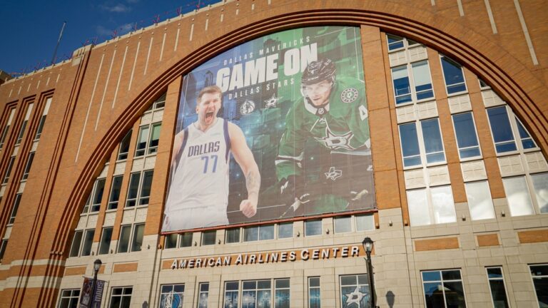 American Airlines Arena - Home of the Dallas Mavericks and Dallas Stars - DALLAS, TEXAS - OCTOBER 30, 2022